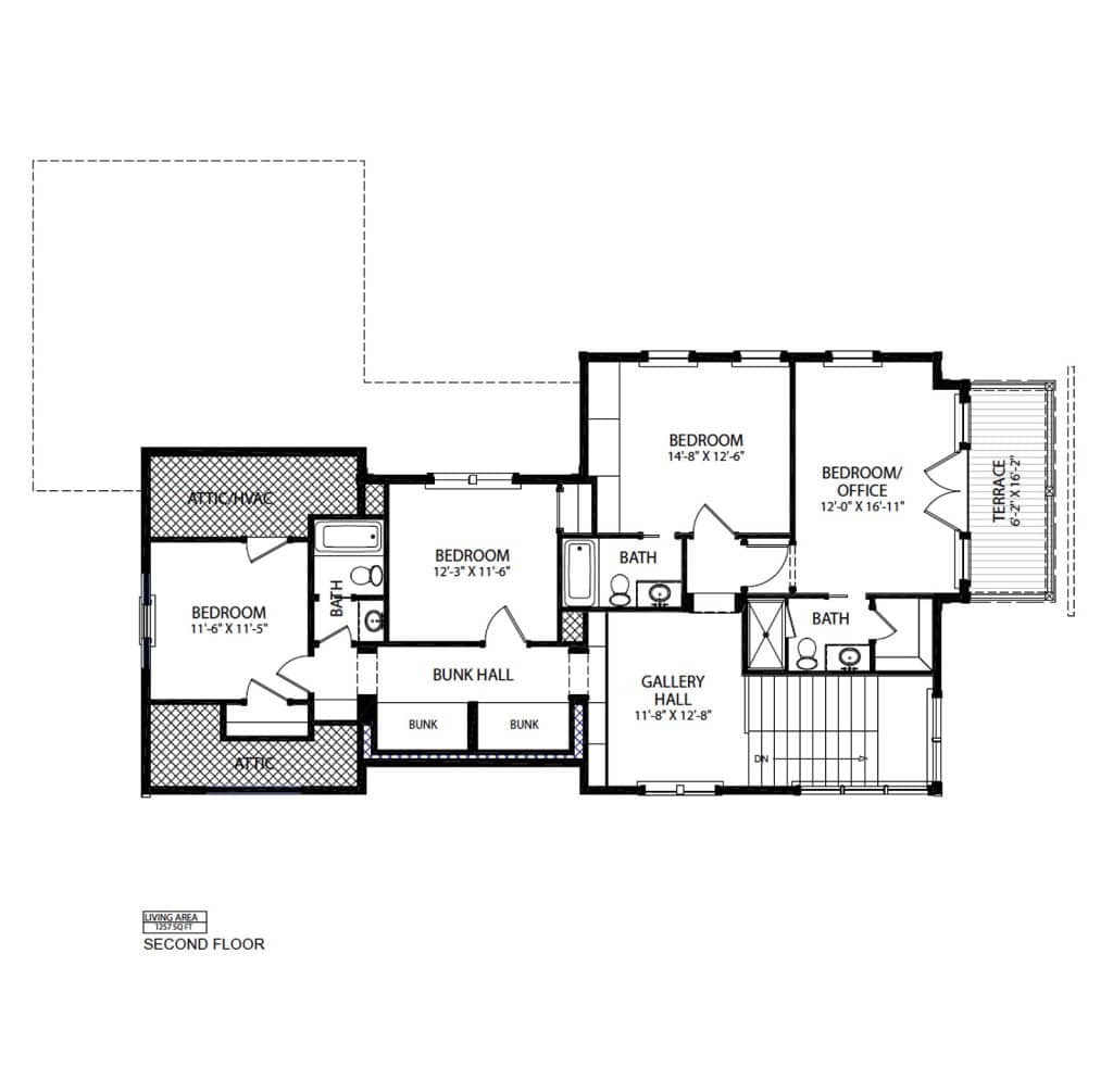 Walnut Cottage_Second Floor Plan